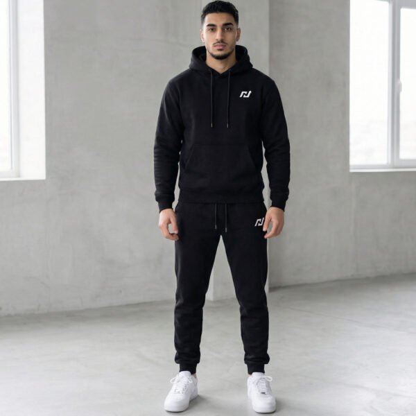 Winter Tracksuit Men's with Kangaroo Pocket - THE BOSS - Fleece + Polystyrene  – 70/30 Blend, Warm & Stylish