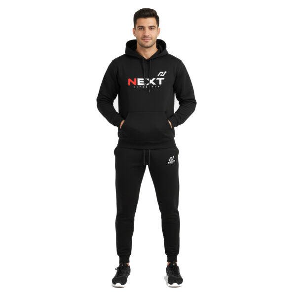 Men’s Winter Tech Tracksuit – Windproof & Water-Resistant Polyester Set