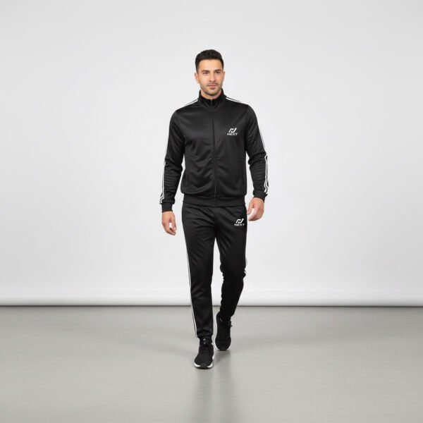 Men’s Summer Tracksuit – Cool & Lightweight - Black