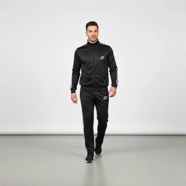 Men’s Summer Tracksuit – Cool & Lightweight - Black