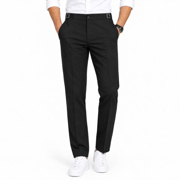 Men’s Black Gurkha Pants – Stretch Trousers | Smart Casual